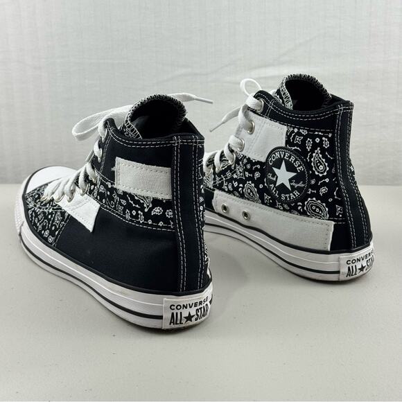 Converse Chuck Taylor Paisley Patchwork High-Top Sneakers Women’s 9.5 EUR 41 - Picture 5 of 11